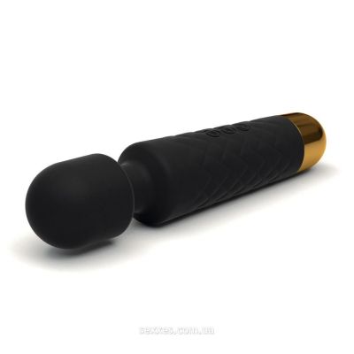 Мінівібромасажер Dorcel Wand Wanderful Black потужний, водонепроникний Мінівібромасажер Dorcel Wand Wanderful Black потужний, водонепроникний