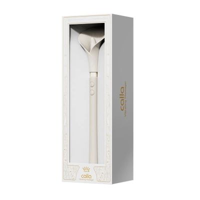 Вібромасажер Zalo — Calla Ivory White