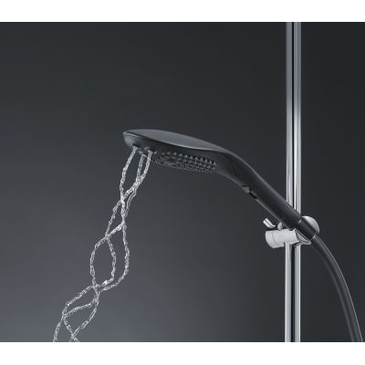 Насадка-стимулятор для душу 2 в 1 Womanizer Wave Black, масажер для інтимних зон Насадка-стимулятор для душу 2 в 1 Womanizer Wave Black, масажер для інтимних зон