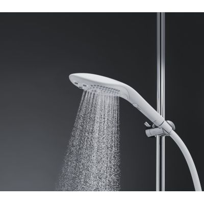 Насадка-стимулятор для душу 2 в 1 Womanizer Wave White, масажер для інтимних зон Насадка-стимулятор для душу 2 в 1 Womanizer Wave White, масажер для інтимних зон