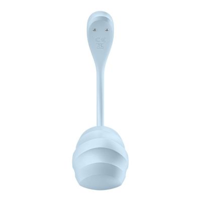 Віброяйце Satisfyer Smooth Petal Connect App Light Blue Віброяйце Satisfyer Smooth Petal Connect App Light Blue