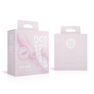 Віброяйце Good Vibes Only - SIVA Bullet Vibrator Soft Silicone - Pink Віброяйце Good Vibes Only - SIVA Bullet Vibrator Soft Silicone - Pink