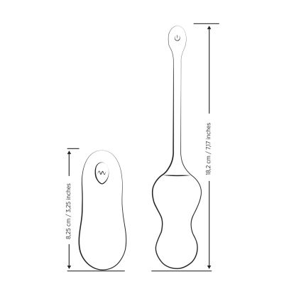 Віброяйце для зони G з пультом керування Romp Cello Light Teal, водонепроникне