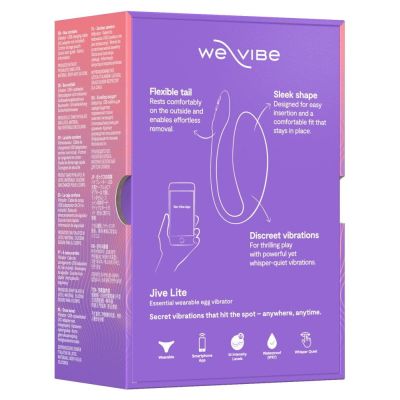 Смарт-віброяйце We-Vibe Jive Lite Purple, невеликий розмір Смарт-віброяйце We-Vibe Jive Lite Purple, невеликий розмір