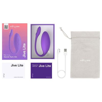 Смарт-віброяйце We-Vibe Jive Lite Purple, невеликий розмір Смарт-віброяйце We-Vibe Jive Lite Purple, невеликий розмір