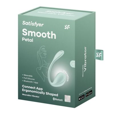 Смартвіброяйце Satisfyer Smooth Petal Connect App Mint Смартвіброяйце Satisfyer Smooth Petal Connect App Mint