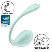 Смартвіброяйце Satisfyer Smooth Petal Connect App Mint