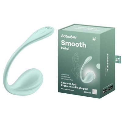Смартвіброяйце Satisfyer Smooth Petal Connect App Mint Смартвіброяйце Satisfyer Smooth Petal Connect App Mint