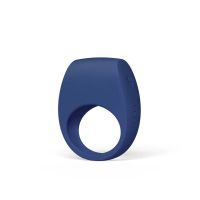Ерекційне кільце з вібрацією LELO Tor 3 Base Blue, керування зі смартфона