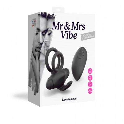 Ерекційне віброкільце Love To Love Mr & Mrs VIBE з пультом д/к Ерекційне віброкільце Love To Love Mr & Mrs VIBE з пультом д/к