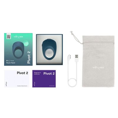 Ерекційне смарт-віброкільце We-Vibe Pivot 2 Slate