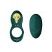 Смарт ерекційне кільце Zalo BAYEK Turquoise Green, подвійне з ввідною частиною, пульт ДК Смарт ерекційне кільце Zalo BAYEK Turquoise Green, подвійне з ввідною частиною, пульт ДК