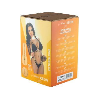 Інтерактивна секс-машина для чоловіків Kiiroo Keon Kombo Set з мастурбатором Feel Victoria June Інтерактивна секс-машина для чоловіків Kiiroo Keon Kombo Set з мастурбатором Feel Victoria June