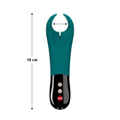 Вібратор для пеніса Fun Factory MANTA deep sea blue/black, підходить для парних ігор Вібратор для пеніса Fun Factory MANTA deep sea blue/black, підходить для парних ігор