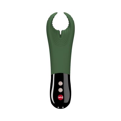 Вібратор для пеніса Fun Factory MANTA moss green/black, підходить для парних ігор Вібратор для пеніса Fun Factory MANTA moss green/black, підходить для парних ігор
