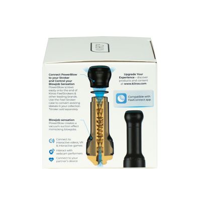 Вакуумна інтерактивна насадка для мастурбатора Kiiroo PowerBlow Вакуумна інтерактивна насадка для мастурбатора Kiiroo PowerBlow