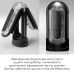 Мастурбатор Tenga Flip Zero Electronic Vibration Black, змінна інтенсивність, розкладний