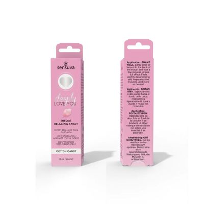 Спрей для мінету Sensuva Deeply Love You Cotton Candy (29 мл), для глибокого мінету Спрей для мінету Sensuva Deeply Love You Cotton Candy (29 мл), для глибокого мінету