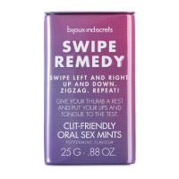 М'ятні цукерки Bijoux Indiscrets Swipe Remedy — Clitherapy oral sex mints без цукру М'ятні цукерки Bijoux Indiscrets Swipe Remedy — Clitherapy oral sex mints без цукру