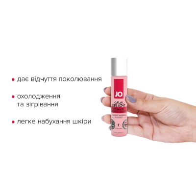 Гель для оральних пестощів System JO Oral Delight — Strawberry Sensation (30 мл), ефект «холод-тепло» Гель для оральних пестощів System JO Oral Delight — Strawberry Sensation (30 мл), ефект «холод-тепло»
