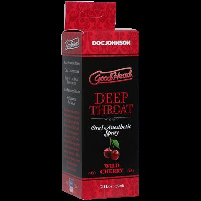 Спрей для мінету Doc Johnson GoodHead DeepThroat Spray - Wild Cherry 59 мл для глибокого мінету