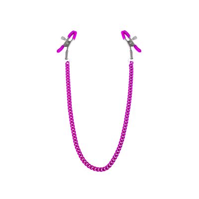 Затискачі для сосків з ланцюжком Feral Feelings — Nipple clamps Classic, рожевий