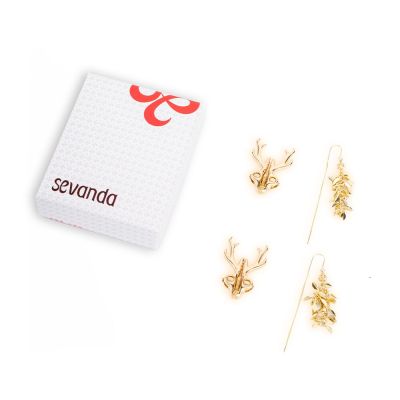 Затискачі для сосків LOCKINK SEVANDA Stag Adjustable Nipple Clamps Set Затискачі для сосків LOCKINK SEVANDA Stag Adjustable Nipple Clamps Set