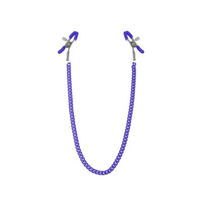 Затискачі для сосків із ланцюжком Feral Feelings — Nipple clamps Classic, фіолетовий