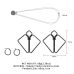 Затискачі для сосків з важкою підвіскою LOCKINK Nipple Clamps with Heavy Pendant - Grey Затискачі для сосків з важкою підвіскою LOCKINK Nipple Clamps with Heavy Pendant - Grey