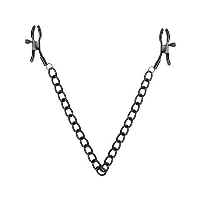 Затискачі для сосків Bedroom Fantasies Nipple Clamps with Chain Black