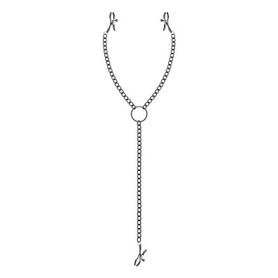 Затискачі для сосків та клітора Bedroom Fantasies Nipple & Clit Clamps — Black 