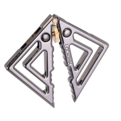 Затискачі для сосків з важкою підвіскою LOCKINK Adjustable Nipple Clamps with Heavy Pendant - Grey Затискачі для сосків з важкою підвіскою LOCKINK Adjustable Nipple Clamps with Heavy Pendant - Grey