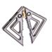 Затискачі для сосків з важкою підвіскою LOCKINK Adjustable Nipple Clamps with Heavy Pendant - Grey Затискачі для сосків з важкою підвіскою LOCKINK Adjustable Nipple Clamps with Heavy Pendant - Grey