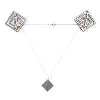 Затискачі для сосків з легкої підвіскою LOCKINK Adjustable Nipple Clamps with Light Pendant - Grey Затискачі для сосків з легкої підвіскою LOCKINK Adjustable Nipple Clamps with Light Pendant - Grey