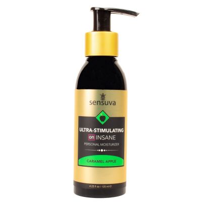 Збуджувальна змазка на гібридній основі Sensuva — Ultra-Stimulating On Insane Caramel Apple (125 мл)