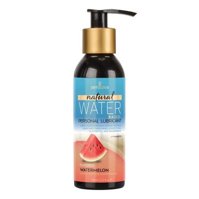 Змазка на водній основі Sensuva Natural Water-Based Watermelon (125 мл) без гліцерину та парабенів Змазка на водній основі Sensuva Natural Water-Based Watermelon (125 мл) без гліцерину та парабенів