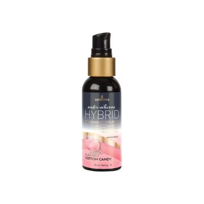 Змазка водно-силіконова Sensuva Hybrid Cotton Candy (57 мл) без цукру, можна для оральних пестощів