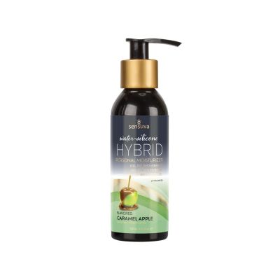 Змазка водно-силіконова Sensuva Hybrid Caramel Apple (125 мл) без цукру, можна для оральних пестощів